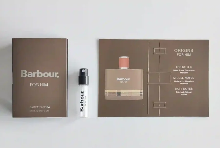 KeepMe Lifestyle - Barbour Origins 2ml Vial and Vial Card